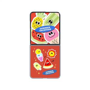 Samsung Galaxy Z Flip 8 Flipsuit Kılıf (Summer Vacation) - Çok renkli