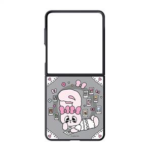 Samsung Galaxy Z Flip 8 Aynalı Magnet Kılıf (Esther Bunny) - Çok Renkli