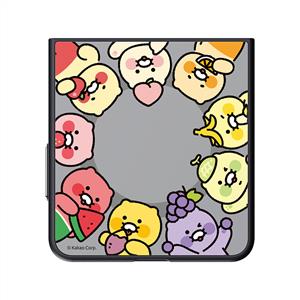 Samsung Galaxy Z Flip 8 Aynalı Magnet Kılıf (Kakao Friends) - Çok Renkli