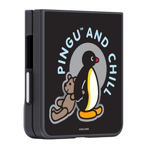 Samsung Galaxy Z Flip 8 Aynalı Magnet Kılıf (PinGu) - Çok Renkli