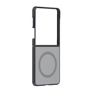 Samsung Galaxy Z Flip 8 Aynalı Magnet Kılıf - Gümüş