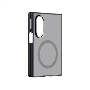 Samsung Galaxy Z Fold 8 Aynalı Magnet Kılıf - Gümüş
