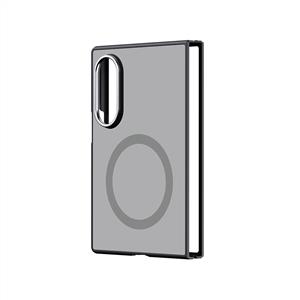 Samsung Galaxy Z Fold 8 Aynalı Magnet Kılıf - Gümüş