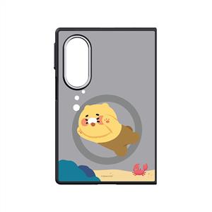 Samsung Galaxy Z Fold 8 Aynalı Magnet Kılıf (Kakao Friends) - Çok Renkli