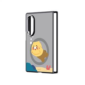 Samsung Galaxy Z Fold 8 Aynalı Magnet Kılıf (Kakao Friends) - Çok Renkli