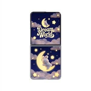 Samsung Galaxy Z Flip 8 Flipsuit Kılıf (Dream World) - Çok Renkli