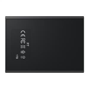 Samsung 1TB P7 Serisi Siyah Gen 3x2 USB4 (Okuma 4000MB / Yazma 3700MB) Harici SSD