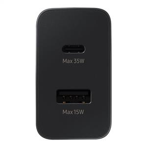SAMSUNG EP-TA220 TYPE-A & TYPE-C 35W ADAPTÖR - SİYAH