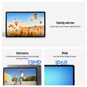 Samsung Galaxy Tab S10 Fe+ 128Gb 8GB-13.1''Android Tablet SM-X620NZSRTUR Gümüş