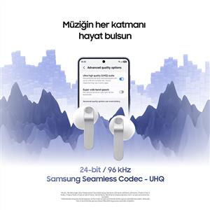 SAMSUNG Galaxy Buds4 ANC Kulak İçi Kablosuz Bluetooth Kulaklık - Beyaz
