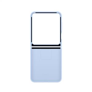 Samsung Galaxy Z Flip 6 Yüzüklü Silikon Kılıf- Mavi