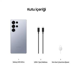 Samsung Galaxy S25 Ultra 5G 12/256 Gb Akıllı Telefon Titanyum Mavi