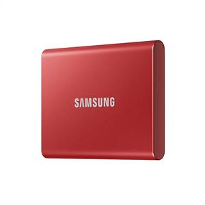 Samsung 1TB T7 Serisi Kırmızı USB 3.2 (Okuma 1050MB / Yazma 1000MB) Harici SSD