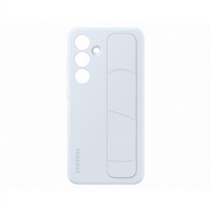 Samsung Galaxy S24 Kordonlu & Standlı Silikon Kılıf- Buz Mavisi