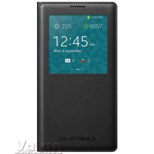 SAMSUNG EF-CN900BBEGWW S-VİEW GALAXY NOTE3 KILIFI- (SİYAH)
