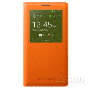 EF-CN900BOEGWW S-VİEW GALAXY NOTE3 KILIFI- (TURUNCU)