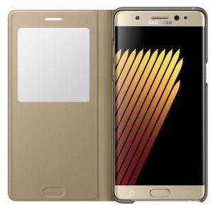 EF-CN930PFEGWW GALAXY NOTE7 S-VİEW STANDİNG FONKSİYONEL KILIF- (GOLD)