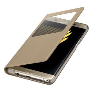 EF-CN930PFEGWW GALAXY NOTE7 S-VİEW STANDİNG FONKSİYONEL KILIF- (GOLD)