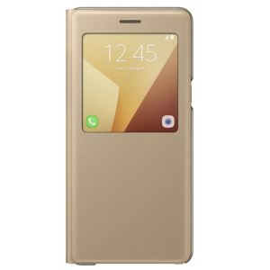 EF-CN930PFEGWW GALAXY NOTE7 S-VİEW STANDİNG FONKSİYONEL KILIF- (GOLD)