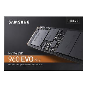 内蔵型SSD Samsung 960 EVO 500GB NVMe SSD Samsung 500GB 960 EVO NVMe M.2 SSD (Okuma Hızı 3200MB / Yazma Hızı
