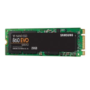 Samsung 250GB 860 EVO SATA M.2 SSD (Okuma 550MB / Yazma 520MB)