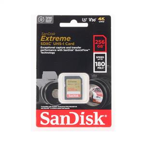  Sandisk Extreme 256 GB SDHC Hafıza Kartı (180MB/S)