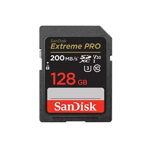 Sandisk Extreme Pro 128 GB SDHC Hafıza Kartı (200MB/S)
