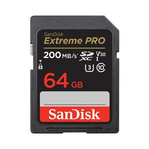Sandisk Extreme Pro 64 GB SDHC Hafıza Kartı (200MB/S)