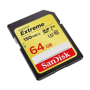 SANDISK EXTREME 64 GB CLASS 10 UHS-I SDHC HAFIZA KARTI (150MB/S)