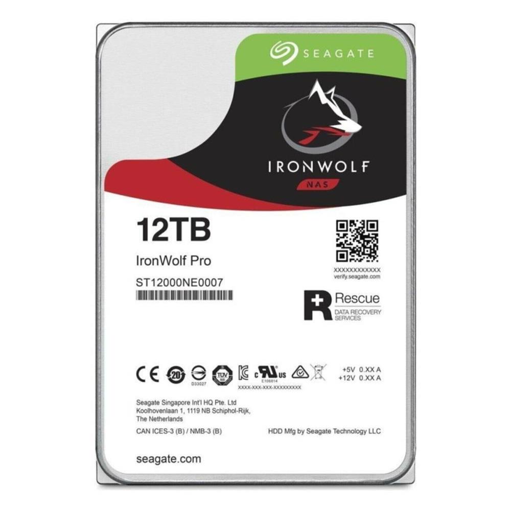 SEAGATE IRONWOLF PRO 3.5インチ HDD 12TB Seagate IRONWOLF PRO 3.5
