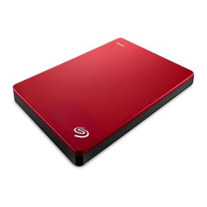 Seagate 2,5" 1TB Backup Plus Slim USB3.0 / USB 2.0 Kırmızı Taşınabilir Disk