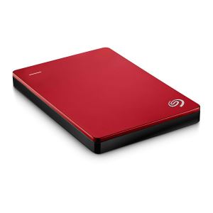 Seagate 2,5" 1TB Backup Plus Slim USB3.0 / USB 2.0 Kırmızı Taşınabilir Disk