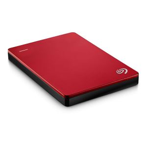 Seagate 2,5" 2TB Backup Plus Slim USB3.0 / USB 2.0 Kırmızı Taşınabilir Disk