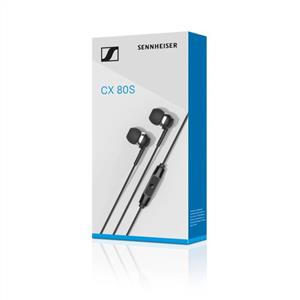 Sennheiser CX 80S Mikrofonlu Kulak İçi Kablolu Kulaklık - Siyah