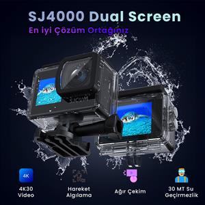 Sjcam SJ4000 Çift Ekranlı 4K Aksiyon Kamera