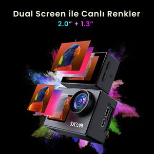 Sjcam SJ4000 Çift Ekranlı 4K Aksiyon Kamera