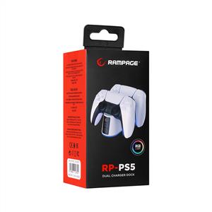 SNOPY RAMPAGE RP-PS5 PLAYSTATİON 5 RGB IŞIKLI HIZLI ŞARJ İSTASYONU