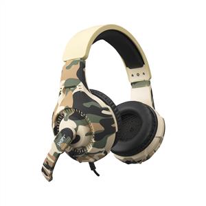 Snopy SN-8800 GAMETIME Kamuflaj Desenli 3,5M PC-PS4Gaming Oyuncu Kulaklığı