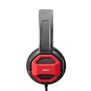 Snopy SN-101 BONNY Kırmızı PC&Telefon Mikrofonlu Kulaklık