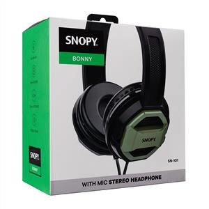 Snopy SN-101 BONNY Yeşil PC&Telefon Mikrofonlu Kulaklık