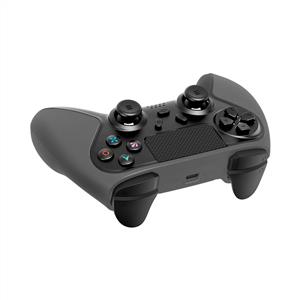 Snopy Rampage Tactic Bluetooth Çift Titreşimli PS4 Gamepad - Metalic Siyah