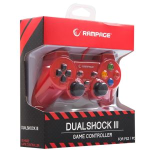 SNOPY RAMPAGE SG-R602 PS3/PC USB 1.8 JOYPAD- KIRMIZI