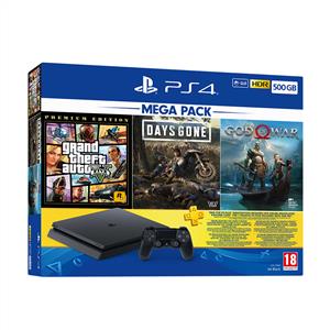 SONY GTA V+Days Gone+God Of War+3 AY PS PLUS/ PS4 500GB OYUN KONSOLU