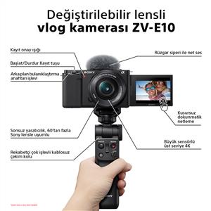 Sony ZV-E10 16-50mm Vlog Fotoğraf Makinesi