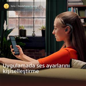 Sony LinkBuds S Tamamen Kablosuz Gürültü Engelleme Özellikli Kulaklık - Siyah