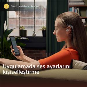 Sony LinkBuds S Tamamen Kablosuz Gürültü Engelleme Özellikli Kulaklık - Beyaz
