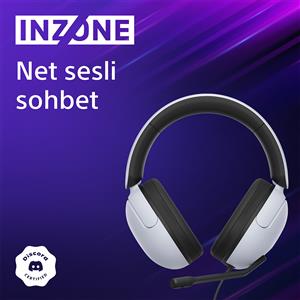 SONY MDR-G300W INZONE H3 Kablolu Oyuncu Kulaklığı - Beyaz