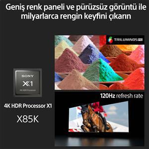 SONY 85X85K 85inc 215 cm 4K UHD Google Smart TV,Uydu Alıcılı