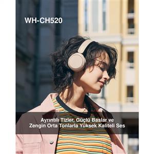 Sony WH-CH520 Kablosuz Bluetooth Kulak Üstü Kulaklık - Siyah