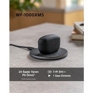 Sony WF-1000XM5 Tam Kablosuz Gürültü Önleyici Kulak İçi Kulaklık - Siyah